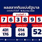 ตรวจหวยวันที่16